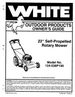 White Outdoor Products 124-538P190 Owner'S Manual preview