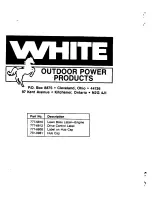 Предварительный просмотр 26 страницы White Outdoor Products 128-476R190 Lawn Boss Owner'S Manual