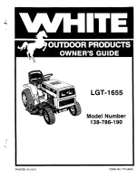White Outdoor 138-786-190 Owner'S Manual preview