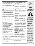 Предварительный просмотр 5 страницы White Outdoor 400 Series Operator'S Manual