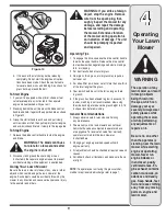 Предварительный просмотр 9 страницы White Outdoor 560 Series Operator'S Manual