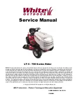 Preview for 1 page of White Outdoor 700 Series Service Manual