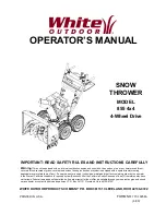 White Outdoor 855 Operator'S Manual preview