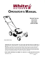 White Outdoor 950-959 Series Operator'S Manual preview