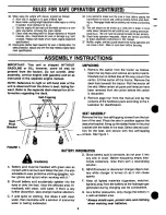 Предварительный просмотр 6 страницы White Outdoor Cruisematic 141-846H190 Owner'S Manual