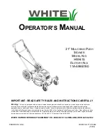 White Outdoor HW-615 Operator'S Manual preview