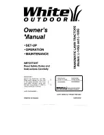 Preview for 1 page of White Outdoor L-145G Owner'S Manual