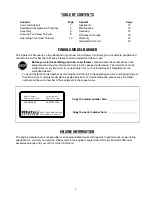 Preview for 2 page of White Outdoor OGST-3106 Operator'S Manual