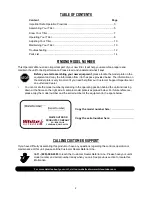 Preview for 2 page of White Outdoor RB-530 Operator'S Manual