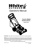 White Outdoor Smart Speed 565 Operator'S Manual предпросмотр