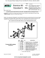 Preview for 2 page of White Outdoor W-151 Service Advisory