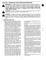 Preview for 2 page of White Outdoor Yard Boss 950 Operator'S Manual