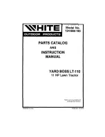 Preview for 1 page of White Outdoor YARD BOSS LT-110 Instruction Manual And Parts List