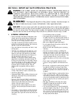 Предварительный просмотр 3 страницы White Outdoor Z-185L, Z-205, Z-225 Operator'S Manual