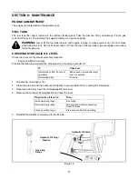 Предварительный просмотр 21 страницы White Outdoor Z-185L, Z-205, Z-225 Operator'S Manual