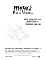 Предварительный просмотр 1 страницы White Outdoor ZT 4200 Parts Manual