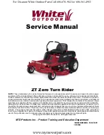 Предварительный просмотр 1 страницы White Outdoor ZT Zero 17 Service Manual