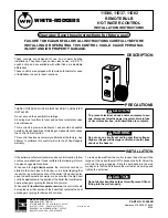 White Rodgers 11D82 Installation Instructions предпросмотр