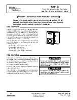 White Rodgers 1A11-2 Installation Instructions preview