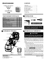 White Rodgers 1C20 Installation Instructions предпросмотр