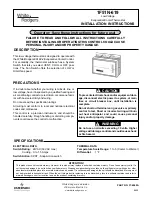 Предварительный просмотр 1 страницы White Rodgers 1F51N-619 Installation Instructions