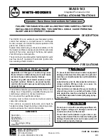 Предварительный просмотр 1 страницы White Rodgers 50A55-143 User Manual