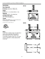 Предварительный просмотр 2 страницы White Rodgers Comfort plus UV100 Installation & Operation Manual