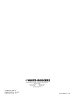 Предварительный просмотр 8 страницы White Rodgers Comfort plus UV100 Installation & Operation Manual