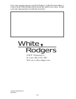 Preview for 11 page of White Rodgers ComfortPlus HSP2000 Installation Instructions Manual