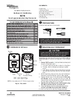 White Rodgers EMERSON 1.00E+78 Installation Instructions предпросмотр