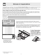 Preview for 2 page of White-Westinghouse 316257134 (0809) Use And Care Manual