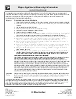 Preview for 12 page of White-Westinghouse 316257134 (0809) Use And Care Manual