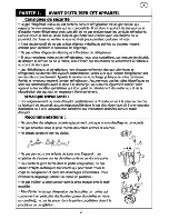 Preview for 3 page of White-Westinghouse Double Door Refrigerator WD238B (French) Product Manual