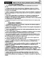 Preview for 8 page of White-Westinghouse Double Door Refrigerator WD238B (French) Product Manual