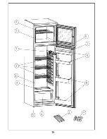 Preview for 13 page of White-Westinghouse Double Door Refrigerator WD238B (French) Product Manual