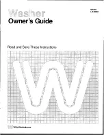 Предварительный просмотр 1 страницы White-Westinghouse LA400M Owner'S Manual