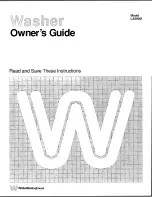 White-Westinghouse LA500M Owner'S Manual preview