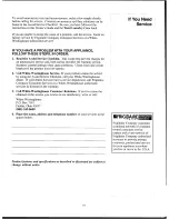 Preview for 19 page of White-Westinghouse SpaceMates LC400R Owner'S Manual