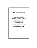 White-Westinghouse WFE0860K User Manual preview