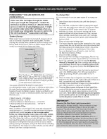 Preview for 9 page of White-Westinghouse WWSS2601KS4 Use & Care Manual