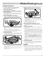 Preview for 11 page of White-Westinghouse XHE User Manual