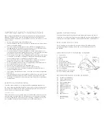 Предварительный просмотр 3 страницы White Wing WhiteWing II Instruction Manual