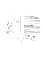 Предварительный просмотр 19 страницы White 1730 Instruction Book