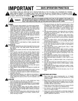 Preview for 2 page of White 316-616E190 User Manual