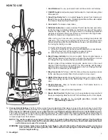 Preview for 7 page of White 4870GZ - Eureka "The Boss" SmartVac Vacuum Owner'S Manual