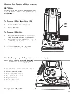 Preview for 15 page of White 4870GZ - Eureka "The Boss" SmartVac Vacuum Owner'S Manual