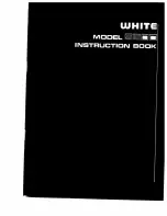 Preview for 1 page of White 5500 white Instruction Book