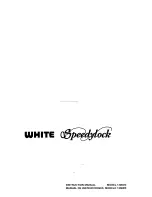 White SPEEDYLOCK 1300DE Instruction Manual preview