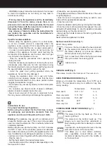 Preview for 11 page of White&Brown LIMA MF 343 Manual