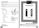 WHITECROFT LIGHTING Broadwalk RS Installation Leaflet preview